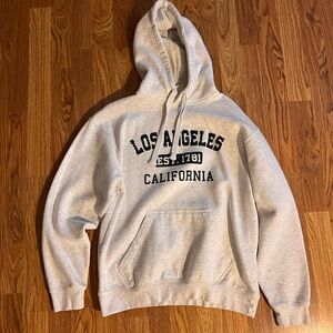Gray Los Angeles California Hoodie